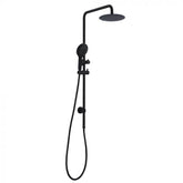 Perfect Twin Multifunction Sliding Shower On Rail In Black